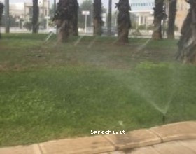 Sprechi acqua, a Lecce impianti funzionanti nel nubifragio